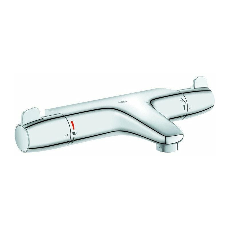 

Mezclador termostático de baño GROHTHERM SPECIAL DN 15, manillas de mariposa ergonómicas de metal cromado GROHE