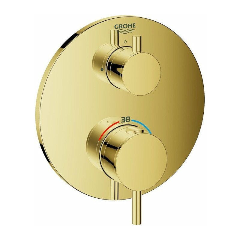 

Mezclador termostático de ducha Atrio 24134 FMS para 35600 dorado brillante