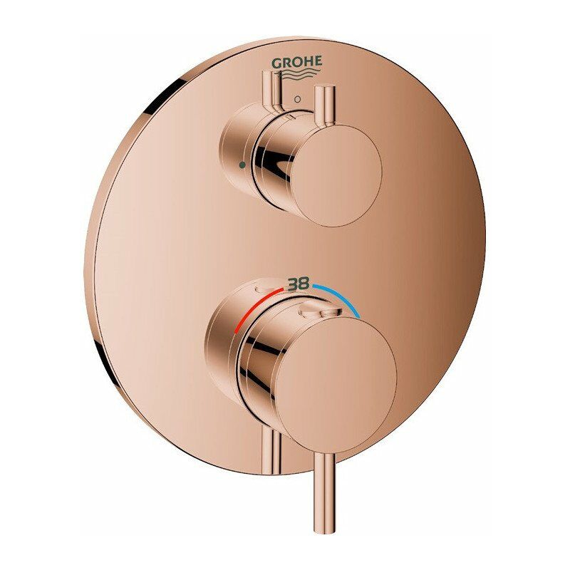 

Mezclador termostático de ducha Atrio 24134 FMS para 35600 oro rosa brillante