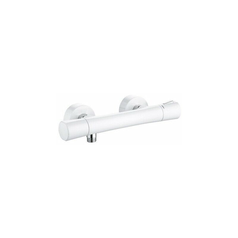 

Mezclador termostático de ducha cromado / blanco