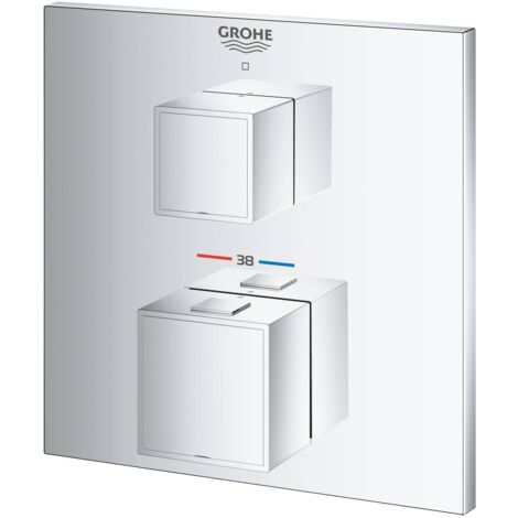 Mezclador termostático de ducha del Cubo Grohtherm de Grohe para
