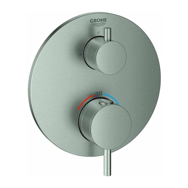 

Mezclador termostático de ducha Atrio 24134 FMS para acero 35600
