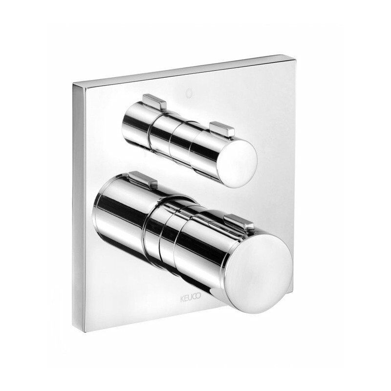 

Keuco - Mezclador termostático EDICIÓN 11 DN 15 / DN 20, con níquel cepillado cerámico y níquel