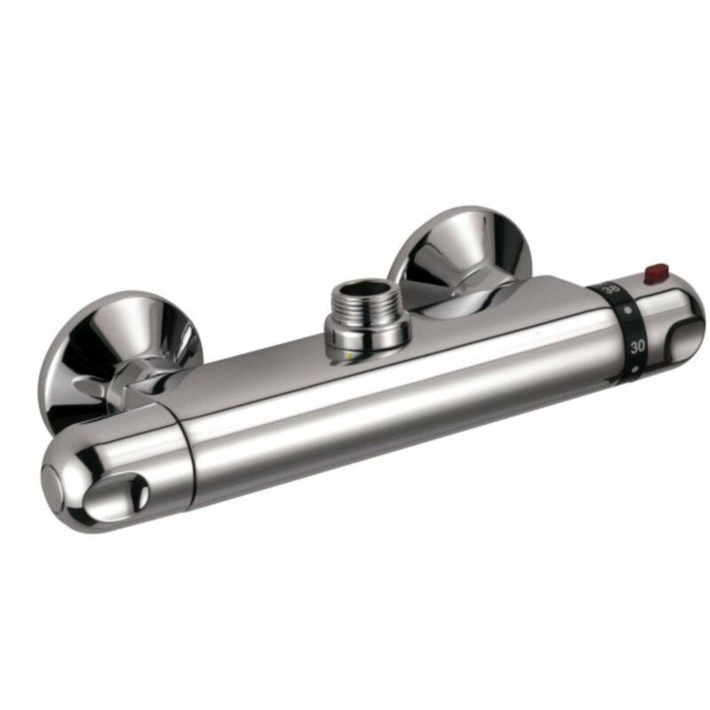 

Sandri - Mezclador termostático de ducha con salida macho de 3/4' de altura para columna