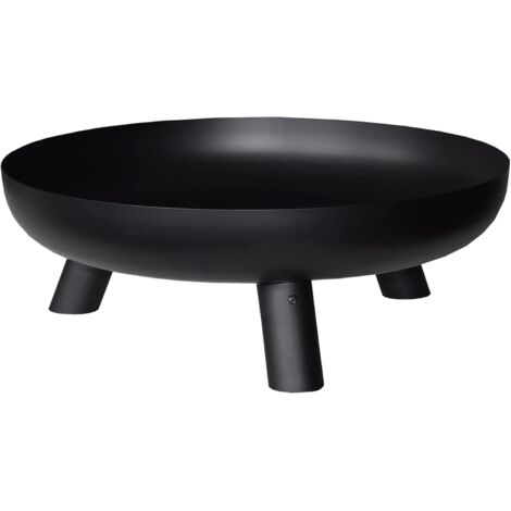 MF - Brasero JUNTO Ø59 cm Acero - Diseño Moderno y Robusto - Funciona con Leña o Carbón - Uso Decorativo Exterior