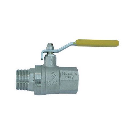 MF-Gaskugelhahn mit 2" langem Hebel
