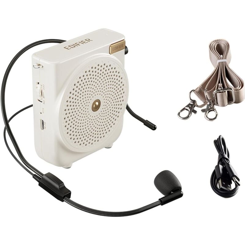 MF3 Amplificateur de Voix Portable, Voice Loudspeaker pour Enseignement, Guide Touring, Lecture de Musique