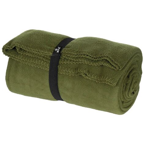 MFH Fleece-Decke, oliv, ca. 200 x 150 cm