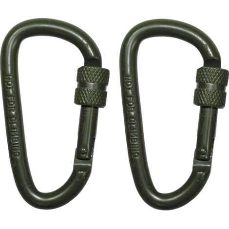 MFH - Military & Adventure 27535B Mousqueton D6x60O 6 mm x 60 mm 2 pc(s) R221311