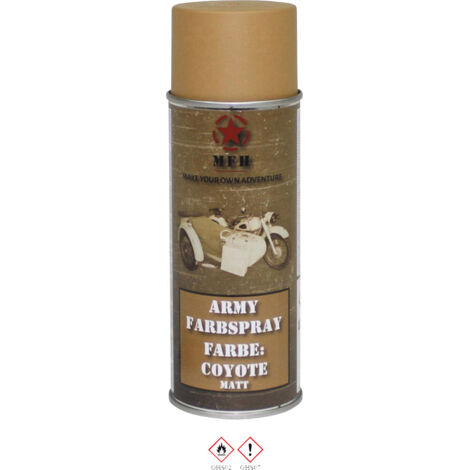 MFH - Military & Adventure 40349 Farbspray COYOTE matt RAL 1011 400 ml Beige (matt) 1 St. (B x H) 6.