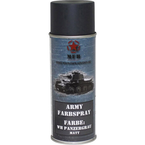 MFH - Military & Adventure 40352 Farbspray WH PANZERGRAU matt RAL 7016 400 ml Panzer-Grau (matt) 1 S
