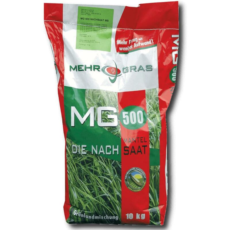 Freudenberger - mg 500 prairie, réensemencement, semences enrobées 10 kg graines de pâturage, graines de graminées, semences, pâturage fauché