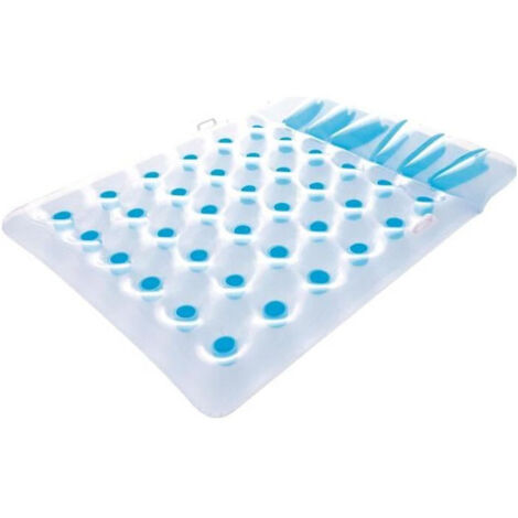 JILONG 37433 - Matelas Gonflable Géant - Forme Tongue - Pour Piscine Et Plage - 166 Cm X 67cm X 42 Cm - Bleu