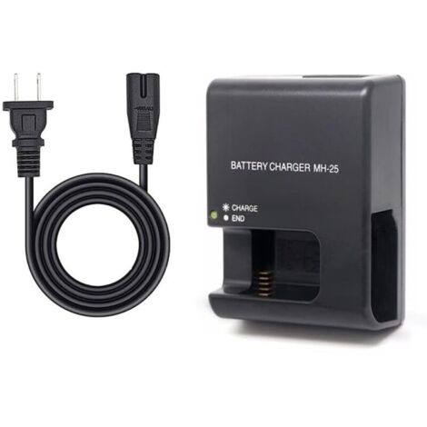 MH-25 Chargeur de batterie à charge rapide pour appareil photo Nikon EN-EL15 EN-EL15A EN-EL15B EN-EL15C Batterie D850 D800 D810 D810E D7300 D7500