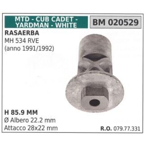 MH 534 RVE support de moyeu de lame de tondeuse MTD 020529