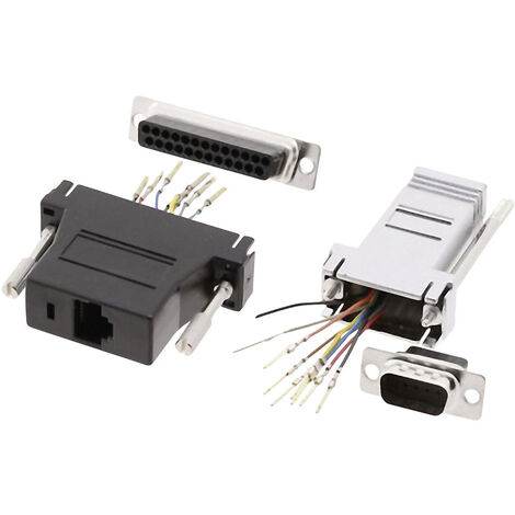 MH Connectors DA9-SMJ8-M-K-RC D-SUB Adapter D-SUB-Buchse 9pol. - RJ45-Buchse 1 St.