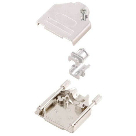 MH Connectors  DTZK9-RA-HI-K D-SUB Gehäuse Polzahl: 9 Zinkdruckguss vernickelt 180 ° Silver 1 St.