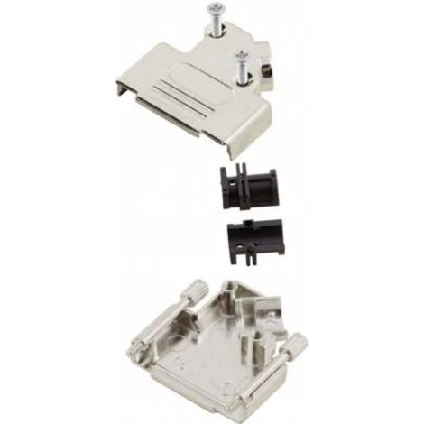 MH Connectors MHD45ZK-15-RA-K 6560-0106-12 Guscio SUB-D Numero Poli (num): 15 Metallo 45 ° Argento 1 pz.