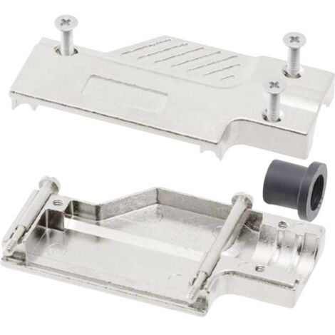 MH Connectors MHDCMR09-ULP 1060-0135-01 Alloggiamento D SUB Numero Poli (num): 9 Metallo 90 ° Argento 1 pz.