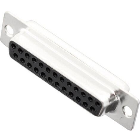 MH Connectors MHDM25-SS 2101-0200-13 Connettore femmina SUB-D 180 ° Numero Poli (num): 25 Punte a saldare 1 pz.