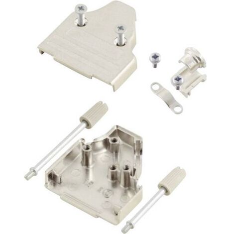 MH Connectors MHDM35-25-K 6560-0139-13 Guscio SUB-D Numero Poli (num): 25 Metallo 45 ° Argento 1 pz.