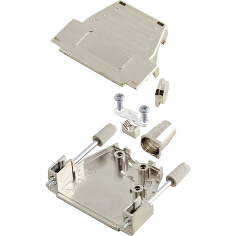 MH Connectors MHDSSK-M-25-L-K 6260-0106-03 D-SUB Gehäuse Polzahl: 25 Kunststoff, metallisiert 180 °,