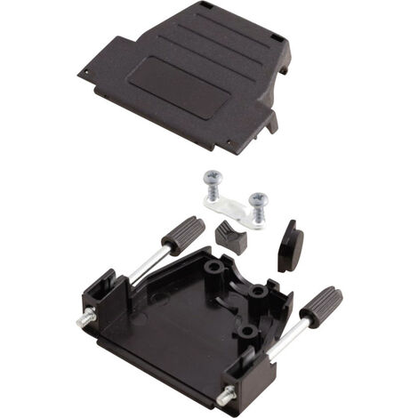 MH Connectors MHDSSK-P-37-S-K 6260-0107-04 D-SUB Gehäuse Polzahl: 37 Kunststoff 180 °, 45 ° Schwarz