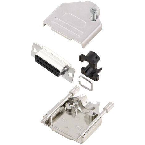 MH Connectors MHDTZK15-DB15S-K D-SUB Buchsenleisten-Set 180 ° Polzahl: 15 Lötkelch 1 St.