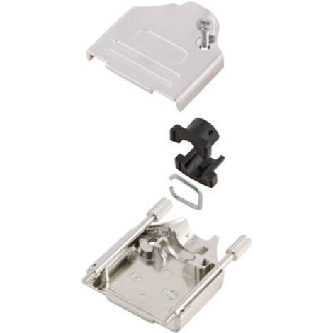 MH Connectors MHDTZK25-K 6560-0805-03 Guscio SUB-D Numero Poli (num): 25 Metallo 180 ° Argento 1 pz.