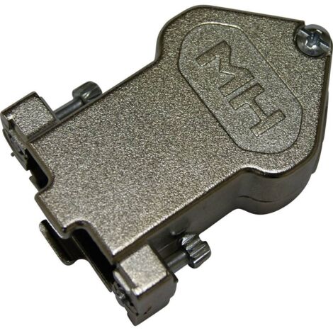MH Connectors MHDU45ZK9-K MHDU45ZK9-K Guscio SUB-D Numero Poli (num): 9 Nichelato 45 ° Nickel 1 pz.