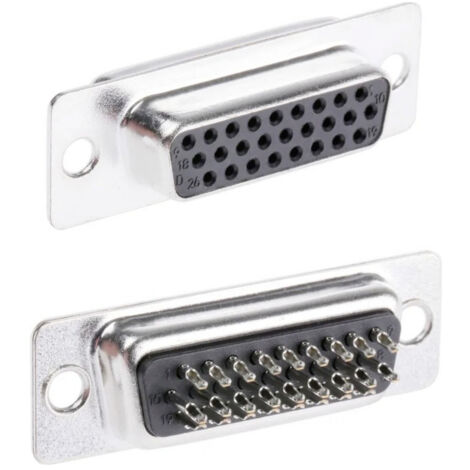 MH Connectors  MHHDS26-F-N-B-S D-SUB Steckverbinder 180 ° Polzahl: 26 Print 1 St.
