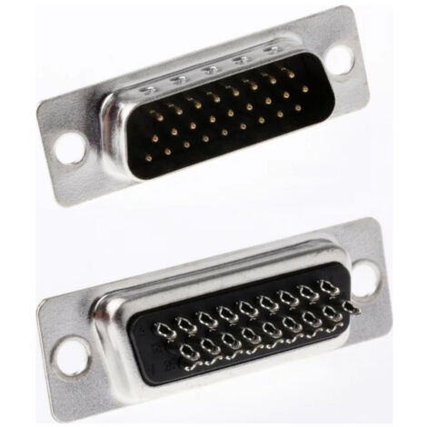 MH Connectors MHHDS26-M-N-B-S D-SUB Steckverbinder 180 ° Polzahl: 26 Print 1 St.