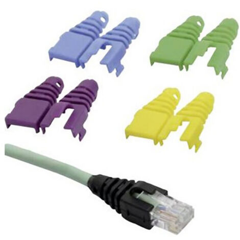 MH Connectors RJ45 Knickschutz RJ45SRB-RET-BK RJ45SRB-RET-BK Schwarz 1 St.