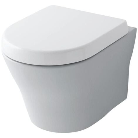 MH Wand-WC tief randlos für WC-Sitz MH TC514G weiß