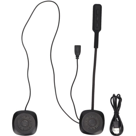 MH03 Interphone Bluetooth Moto Casque avec Réponse Automatique et Contrôle du Volume