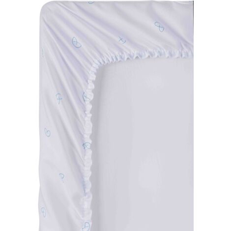 Mi Bollito - Protector de colchón Impermeable para Cuna de bebé. Tejido de Rizo Absorbente, Transpirable y Antibacteriano. (50X85 cm)