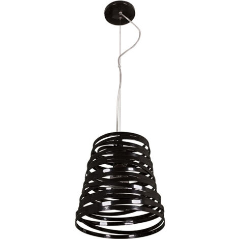 Mi Lampara - Colgante Serie Olinda Negro 1xe27 23xreg