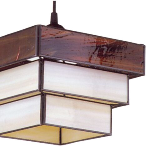 Mi Lampara - Farol Granadino Hexagonal Opalina 1xe27 28x20