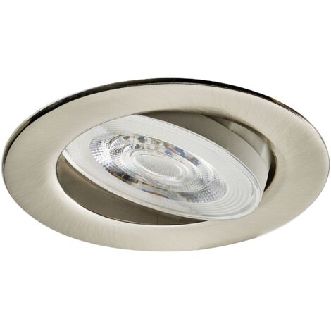 MI7 Enc. LED 6W 3CCT 2700/3300/4000K 580lm nickel connexion sans outil ARIC 51969