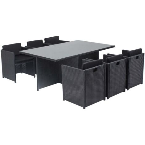 CONCEPT-USINE Miami 6 noir/noir + housse de protection