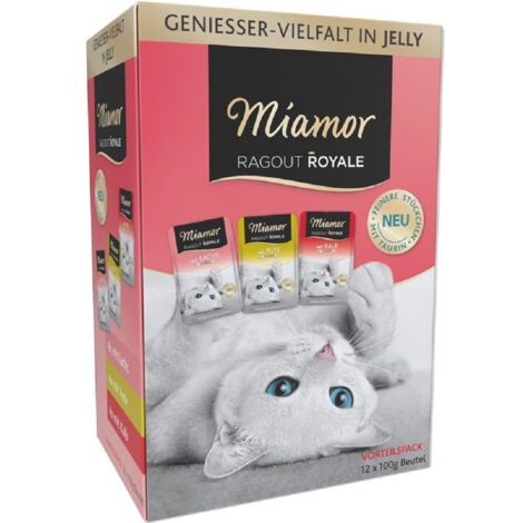 Miamor Ragout Royale in Jelly Multibox 12x100g 12x 100g Nassfutter Katze
