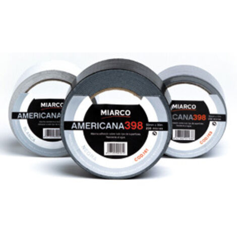 MIARCO cinta americana 50mm. plata rollo 30 m , Cinta americana Brico de 50mm.Rollo de 30 metrosColor plataMúltiples aplicaciones.Uso en interior y exteriorCorte fácil&lt