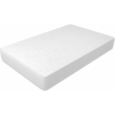 miasuite i sogni italiani Materasso una piazza e mezza 120x200 alto 21 cm, in Waterfoam e Aloe Vera - Indeformabile, Dispositivo Medico. Modello: Plus.