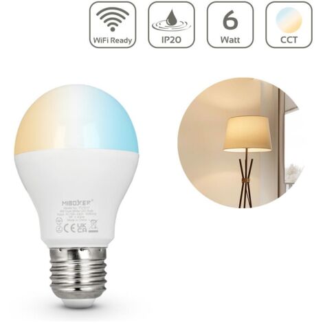 MiBoxer CCT Lampe 6W DUAL WHITE E27   WiFi ready   FUT017