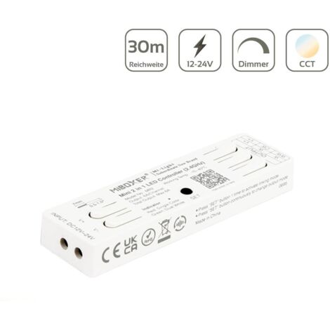 MiBoxer LED Controller Mini 2in1 Single Color / CCT 2.4GHz 12/24V MR2