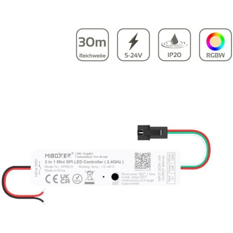 MiBoxer Mini Pixel LED Controller 3in1 SPI 2.4GHz SPIR3M