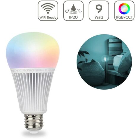 MiBoxer RGB+CCT Lampe 9W E27   2.4GHz WiFi ready   FUT012