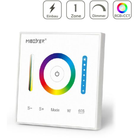 MiBoxer RGB+CCT Wandeinbau Controller 1 Kanal Dimmen Schalten Farbsteuerung 12-24V P3