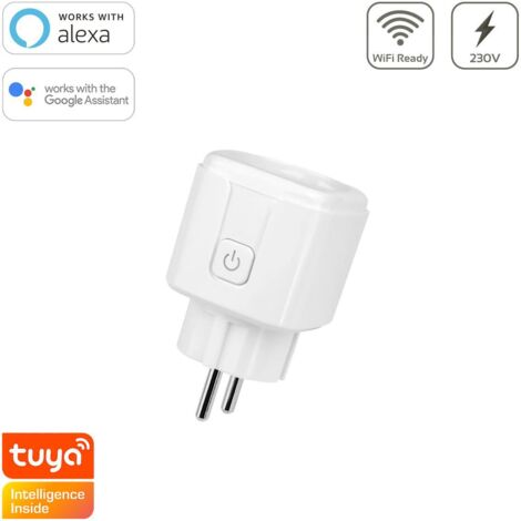 MiBoxer Smarte Tuya Wifi-Steckdose mit Leistungsmessung App- & Sprachsteuerung SWE01