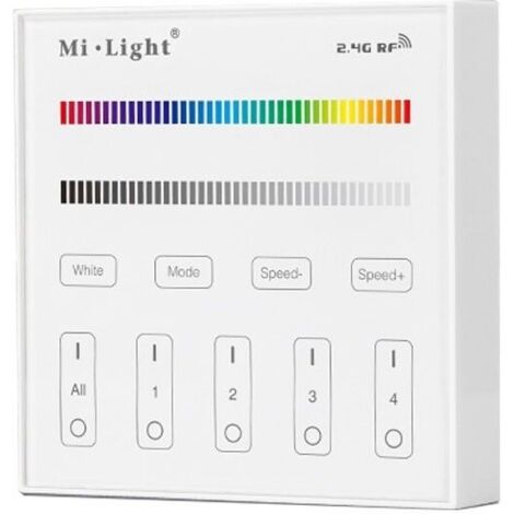 Miboxer Télécommande Murale RF Blanc Contrôle LED